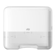 Диспенсер  для полотенец пластиковый белый Tork Mini  553100