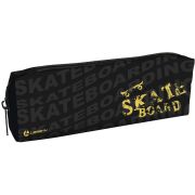 Пенал Lamark «SkateBoard» black, 1 отделение, на молнии, 20х4,5х4,5 см PB0038-05