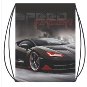 Мешок для обуви Lamark «Speed Racer gray», на шнурке, 410х490 мм, полноцветная печать на лицевой стороне SB0030-01