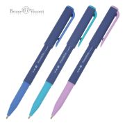 Ручка шариковая Bruno Visconti « PrimeWrite.Basic. Navy» 1мм., синяя,  на масляной основе 20-0295/03