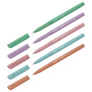 Ручка шариковая Luxor «Liquiwrite» синяя, 0,7мм, с антибактериальным грипом, корпус ассорти 2030P/50DU/19410P/50DU