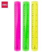 Линейка 20см Deli EG00202 флуорисцентный EG00202