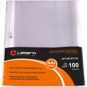 Папка-вкладыш с перфорацией А4/40мк/ глянцев. Lamark (100шт) SP0185